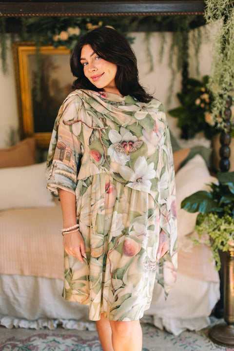 Artist Dress Tunic with Pockets - Fleur De Soleil