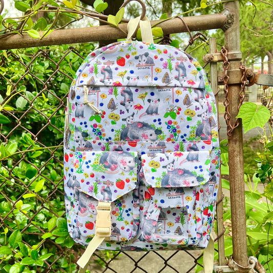 Backpack Set - Fruity and Floral Opossums