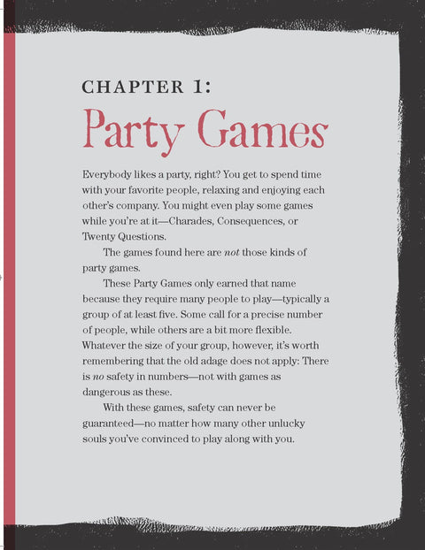 Book (Hardcover) - Dangerous Games to Play in the Dark