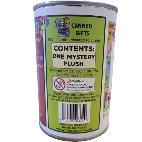 Stuffed Animal - Canned Mystery