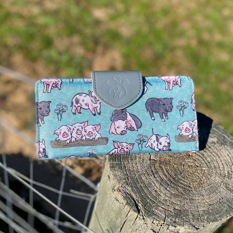 Long Wallet - Piggy Patch