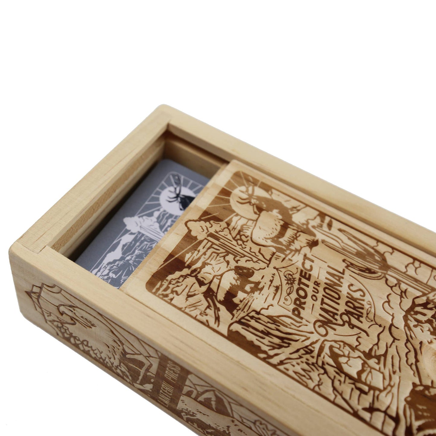 Playing Cards Wood Box Set - Protect Our National Parks