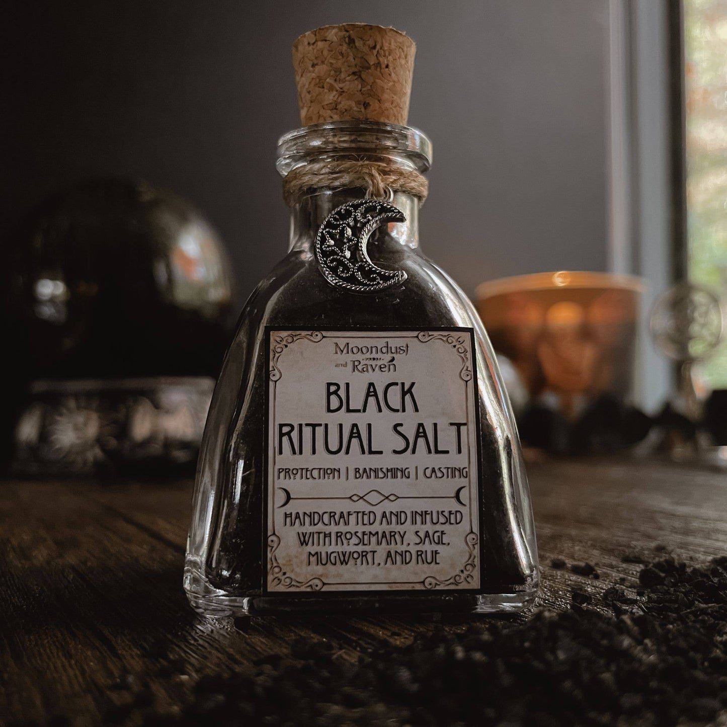 Black Ritual Salt - Witches Black Salt, Protection