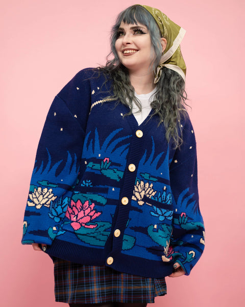 Cardigan - Water Lily