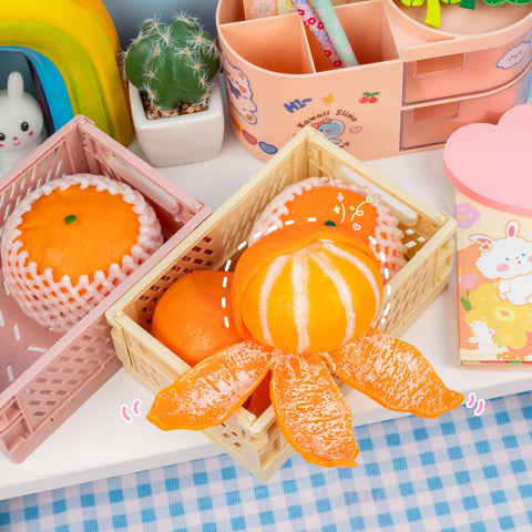Squishy - Tangerine Cutie Peeling Sensory Toy