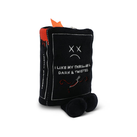 Keychain - "I Like My Thrillers Dark & Twisted" Book Plush
