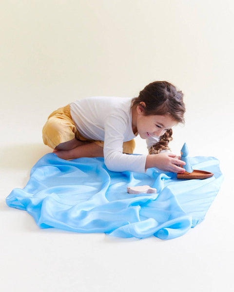 Playsilks - White (100% Silk, Natural)