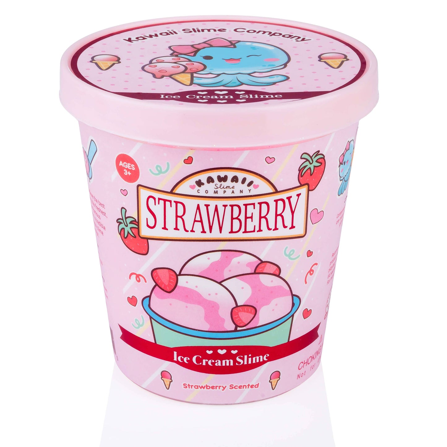 Slime - Strawberry Scented Ice Cream Pint