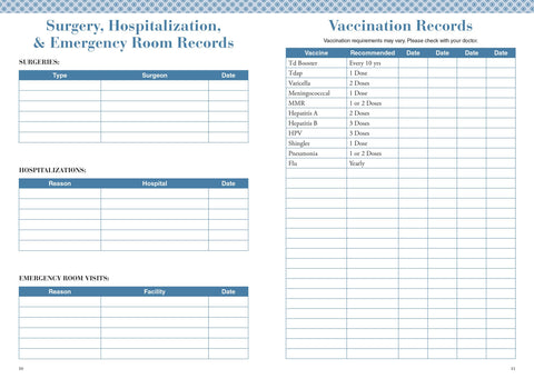 Book (Hardcover) - My Personal Health Record Keeper