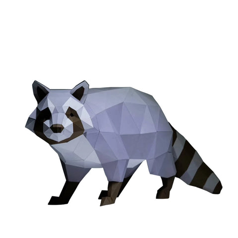 Cardboard Racoon 3D PaperCraft - Raccoon – Windy Woman Inc Family of Stores