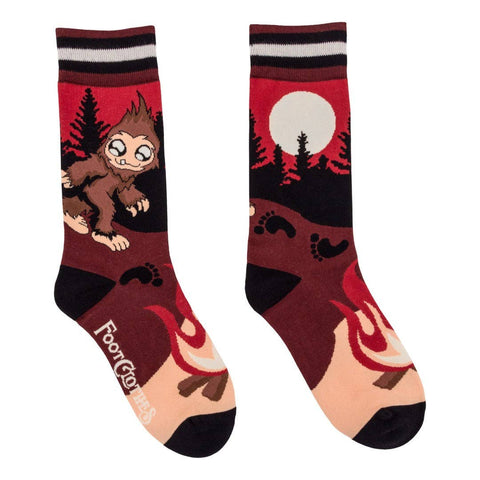Crew Socks - Cute Bigfoot Crew Socks