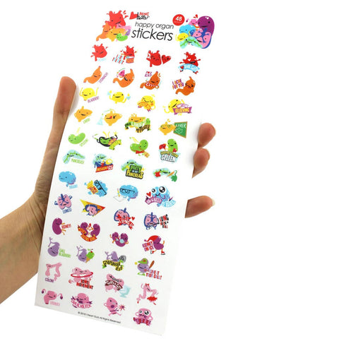 Sticker Sheet - Tiny Happy Organs