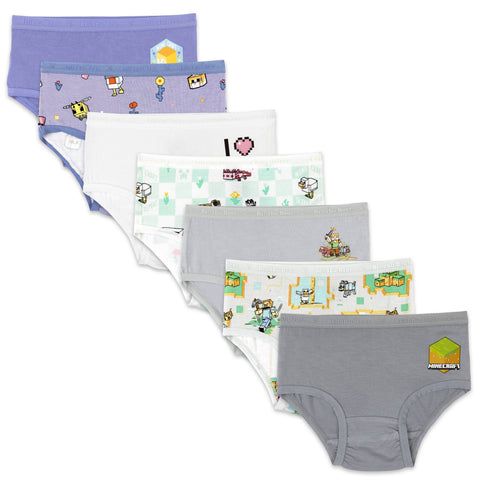 Girls Underwear - Minecraft 7-Pack