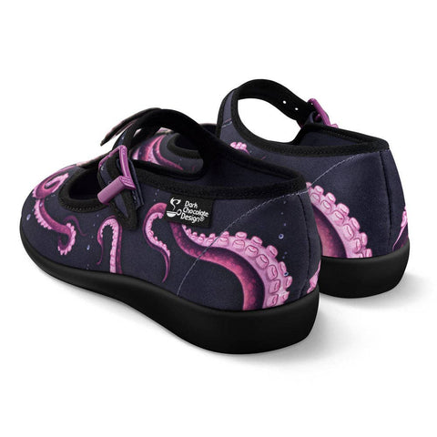 Women's Shoes - Chocolaticas® Sea Demon Women's Mary Jane Flat