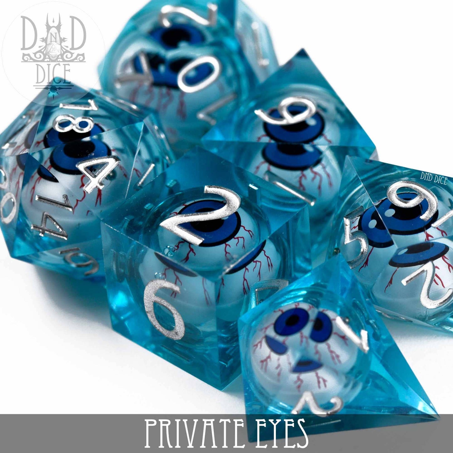 Dice Set - Private Eyes Liquid Core