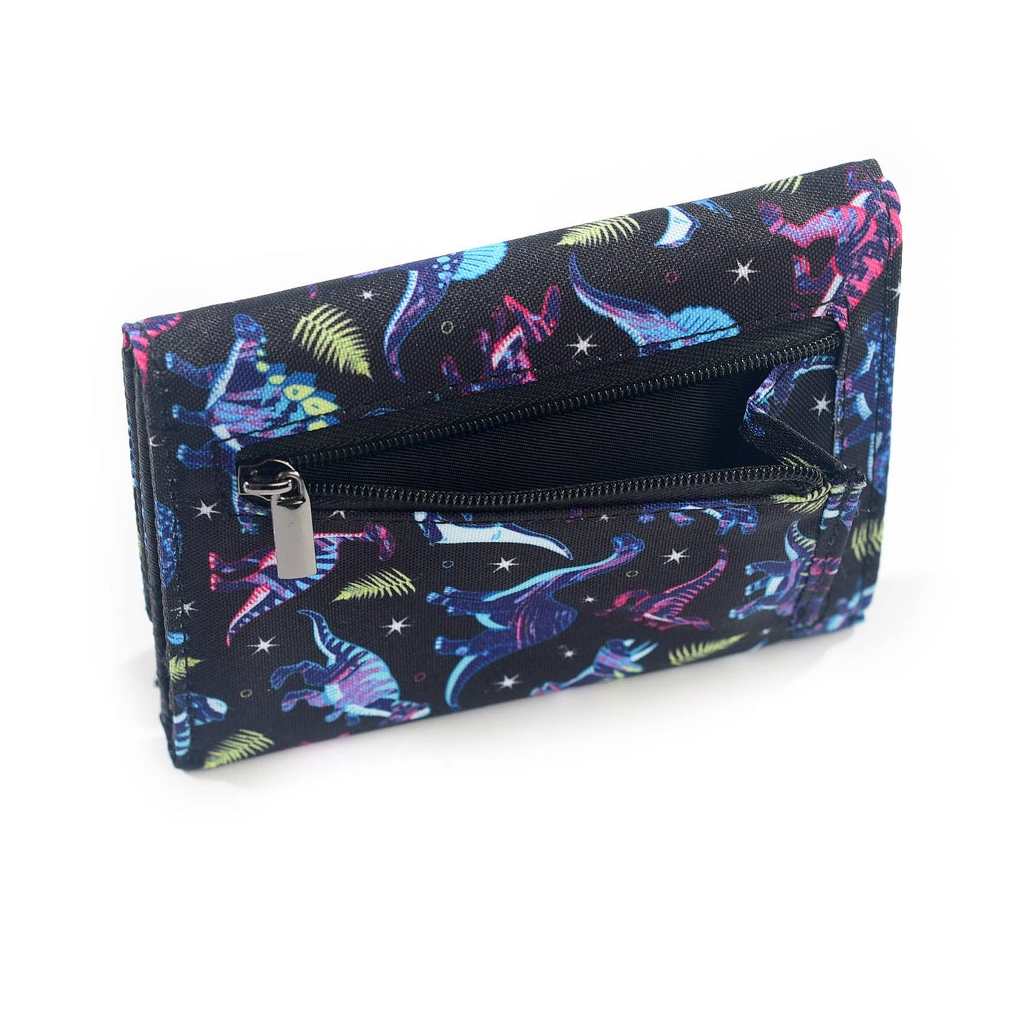 Trifold Wallet - Cosmic Dinos