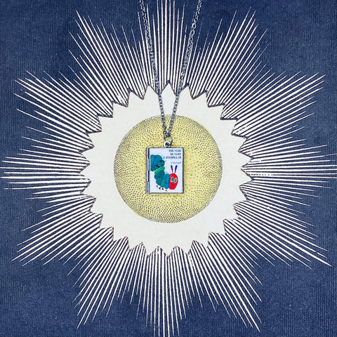 Necklace - Book Locket The Very Hungry Caterpillar: Stainless Steel