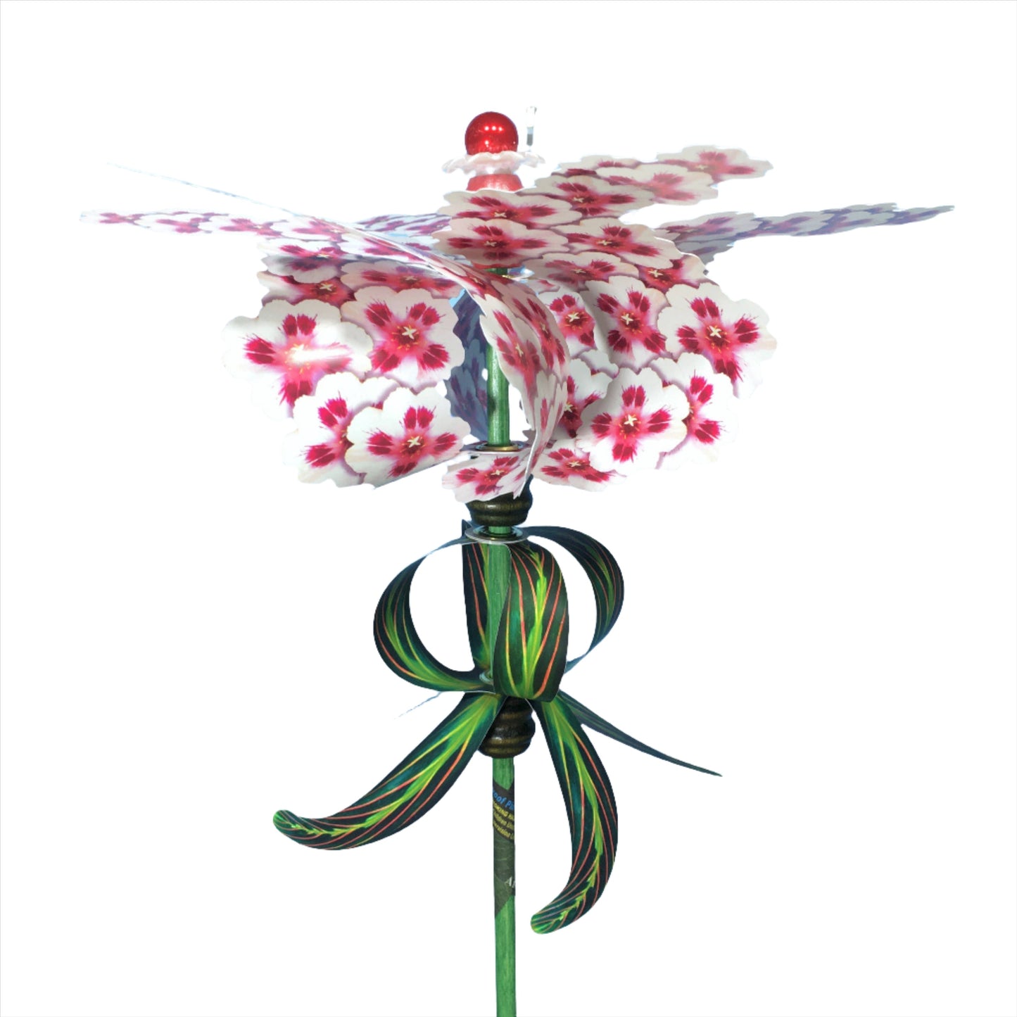 Wind Spinner - Dianthus Double Spin Pirouette (24")