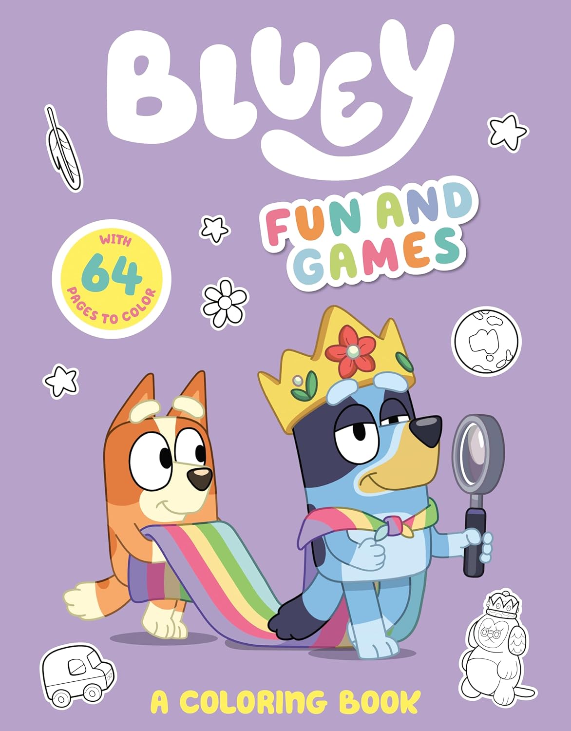 Coloring Book - Bluey: Fun and Games