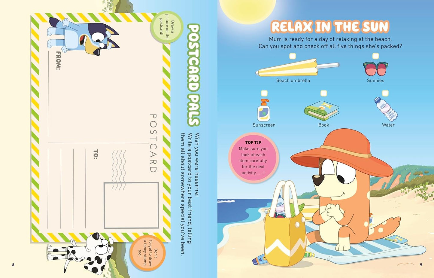 Activity Book - Bluey: Bluey's Beach