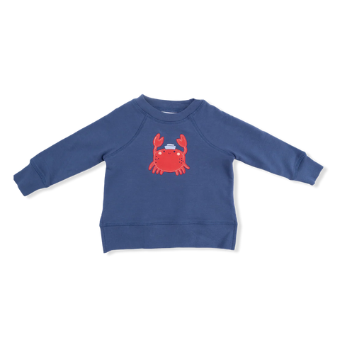 Raglan Sweatshirt - Sailor Sea Creatures Applique
