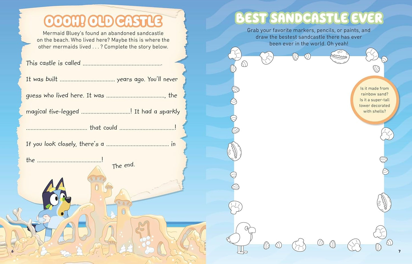 Activity Book - Bluey: Bluey's Beach