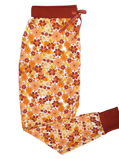 Women's Joggers - Fall Floral