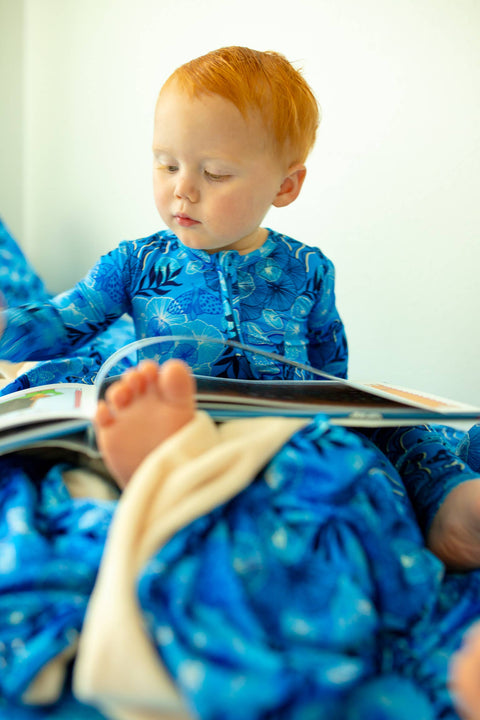 Convertible Footie (Zipper) - Mushroom Forest