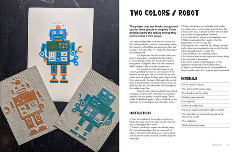 Book (Paperback) - Linocut: Learn in a Weekend