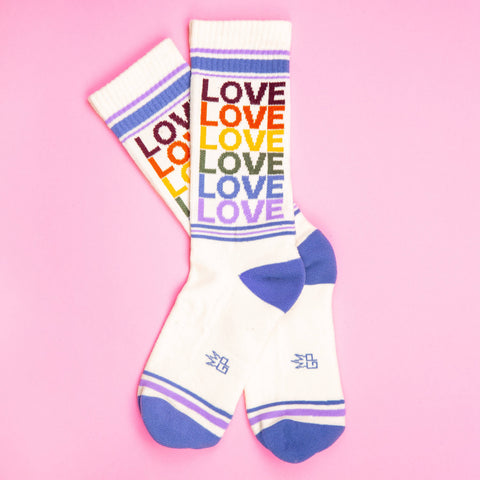 Socks - Love Vintage Rainbow