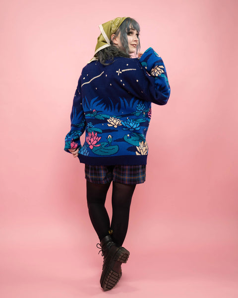 Cardigan - Water Lily