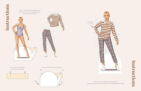 Book (Paperback) - Dress Up Taylor (Paper Doll)