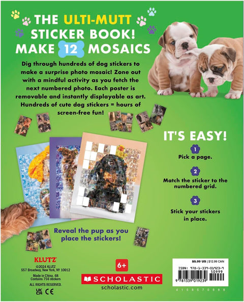 Arts & Crafts - Klutzpress Sticker Photo Mosaic: Dogs & Puppies