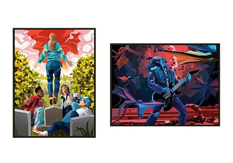 Coloring Book - Stranger Things: Color with Stickers
