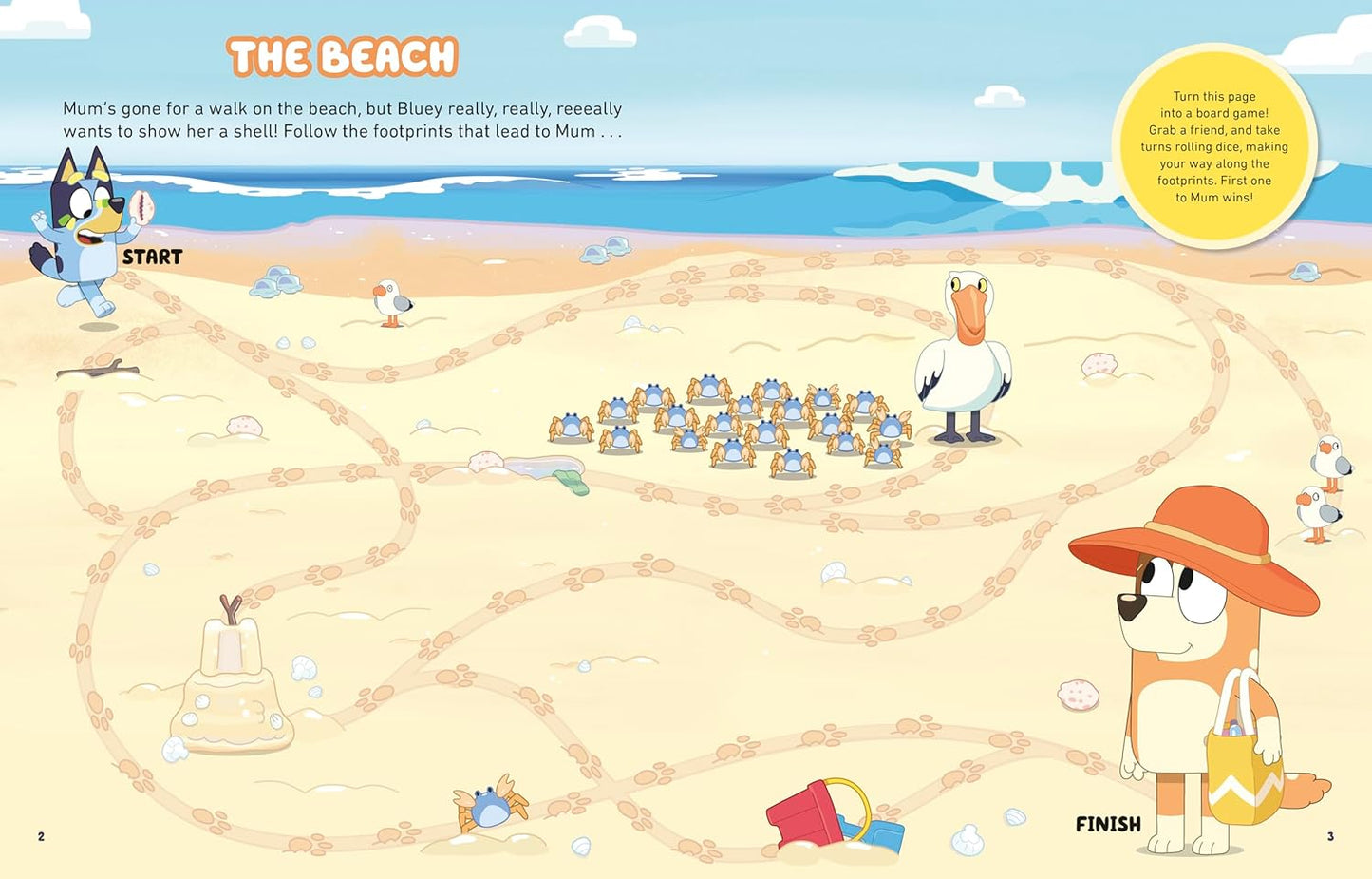 Activity Book - Bluey: Bluey's Beach