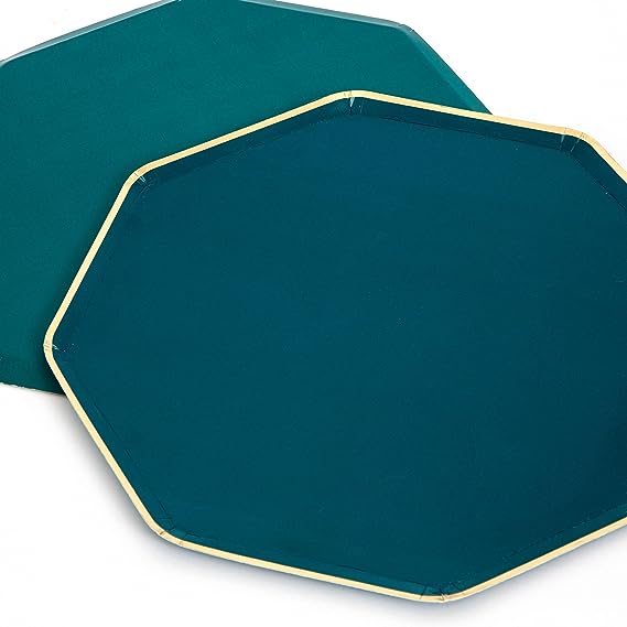 Paper Plates - Dark Teal (8pc)