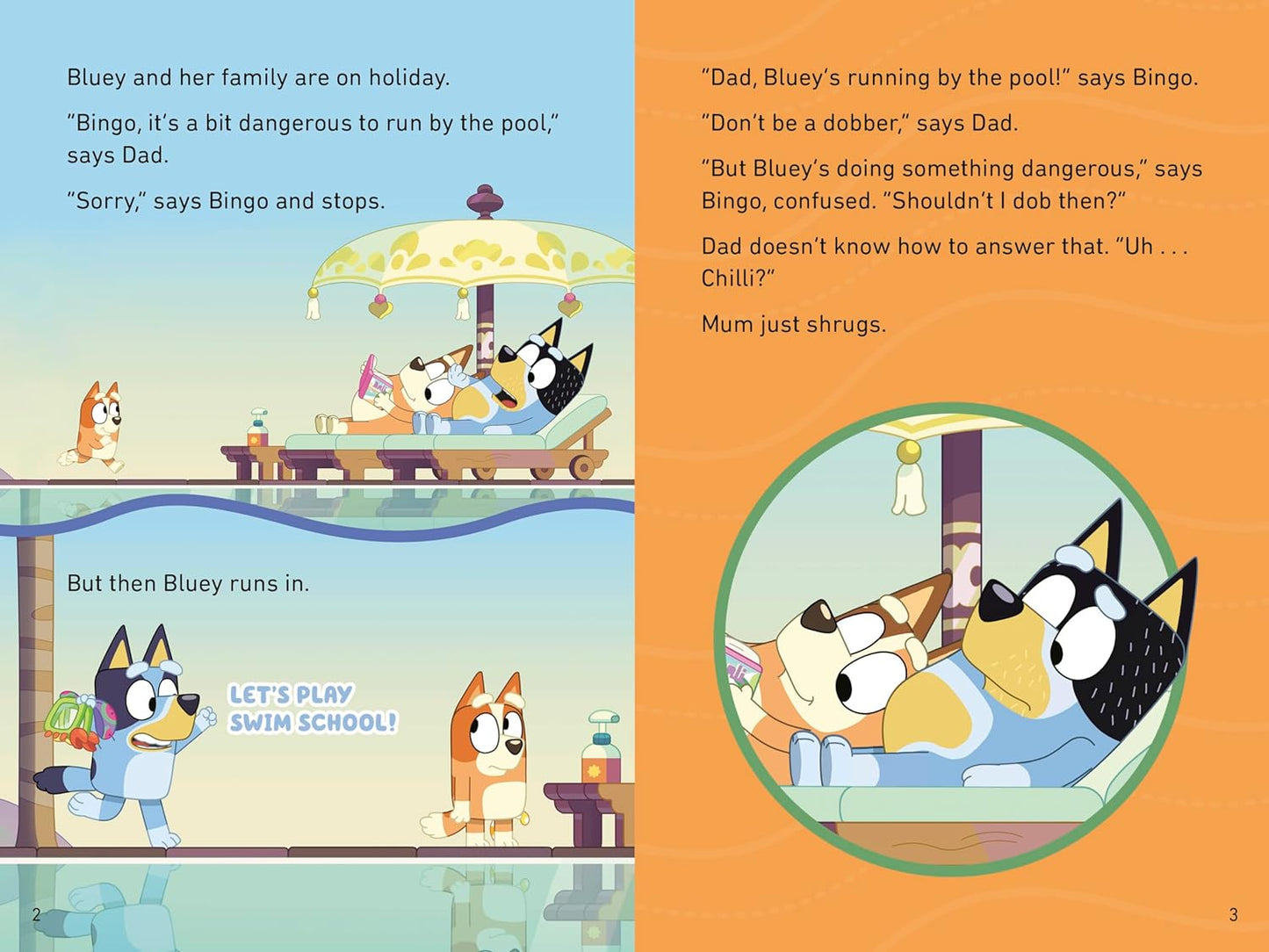 Book (Paperback) - Bluey: Swim School