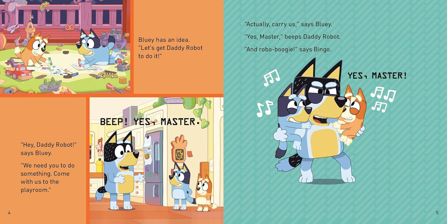 Book (Paperback) - Bluey Daddy Robot