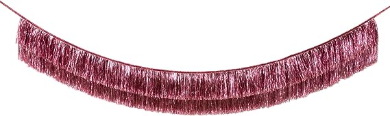 Garland - Pink Tinsel Fringe