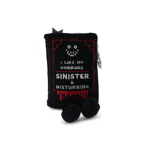 Keychain - I Like My Horrors Sinister & Disturbing Book Plush