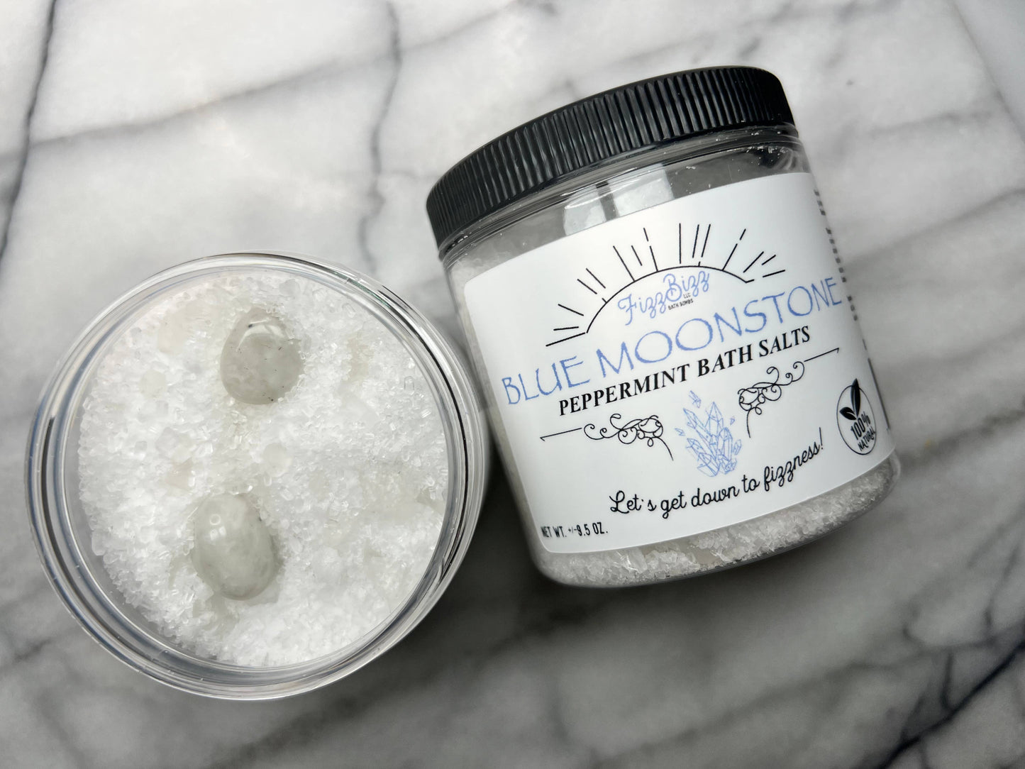 Bath Salts - Blue Moonstone Peppermint