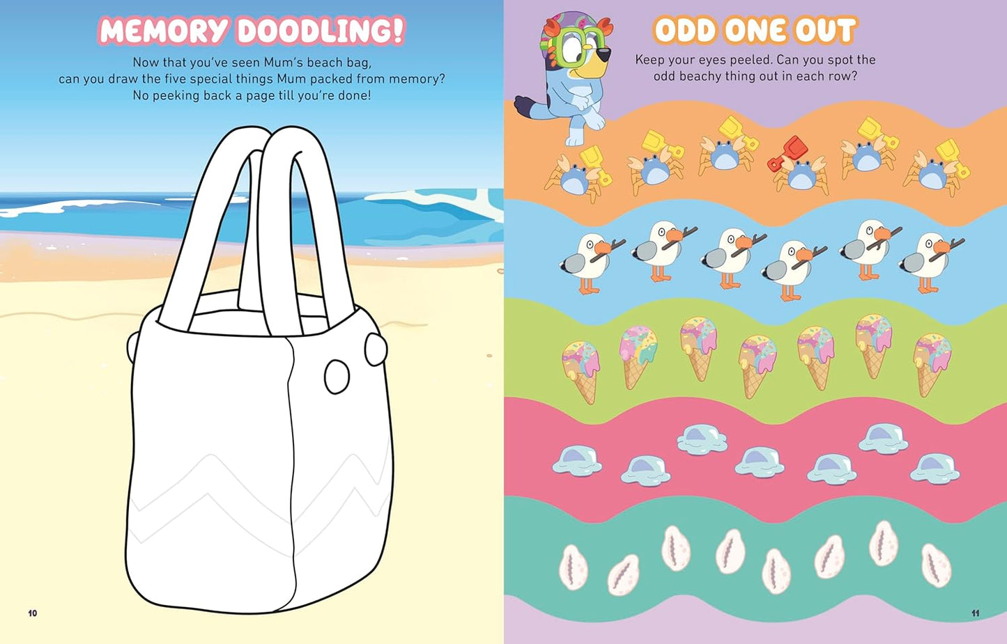 Activity Book - Bluey: Bluey's Beach