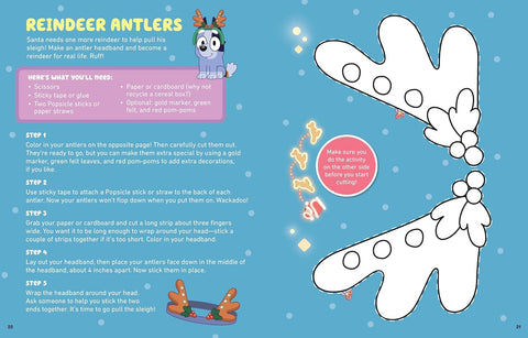 Book (Paperback) - Bluey Christmas Craft