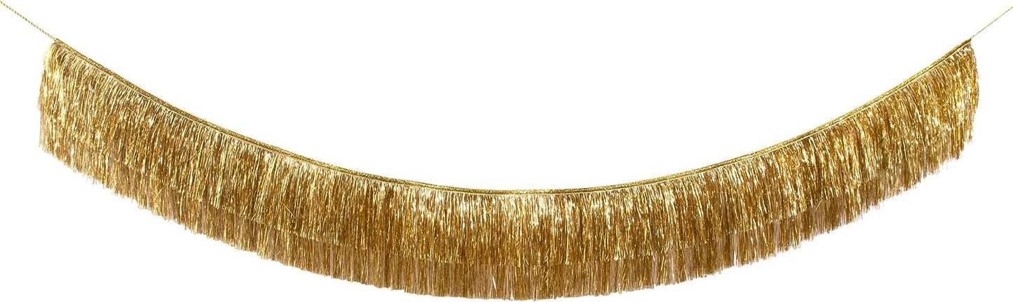 Garland - Gold Tinsel Fringe