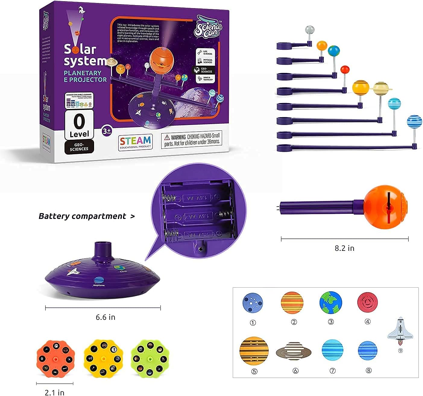 Science Can - Solar System Planetary Projector