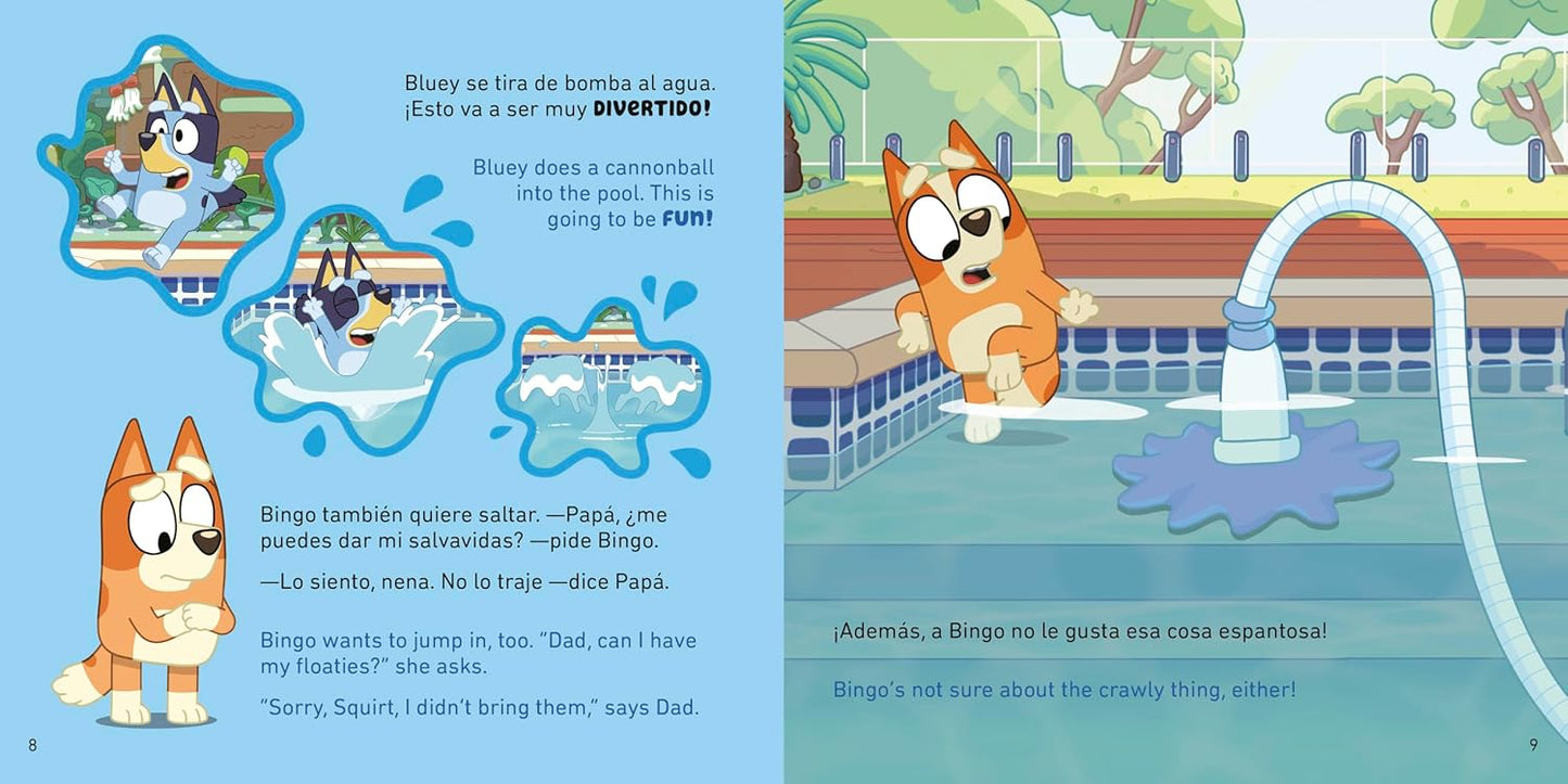 Book (Paperback) - Bluey: The Pool (Bilingual)