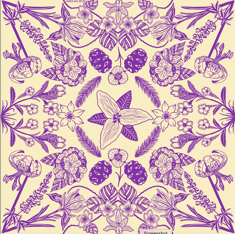 Bandana - Wildflowers of the Redwood Forest