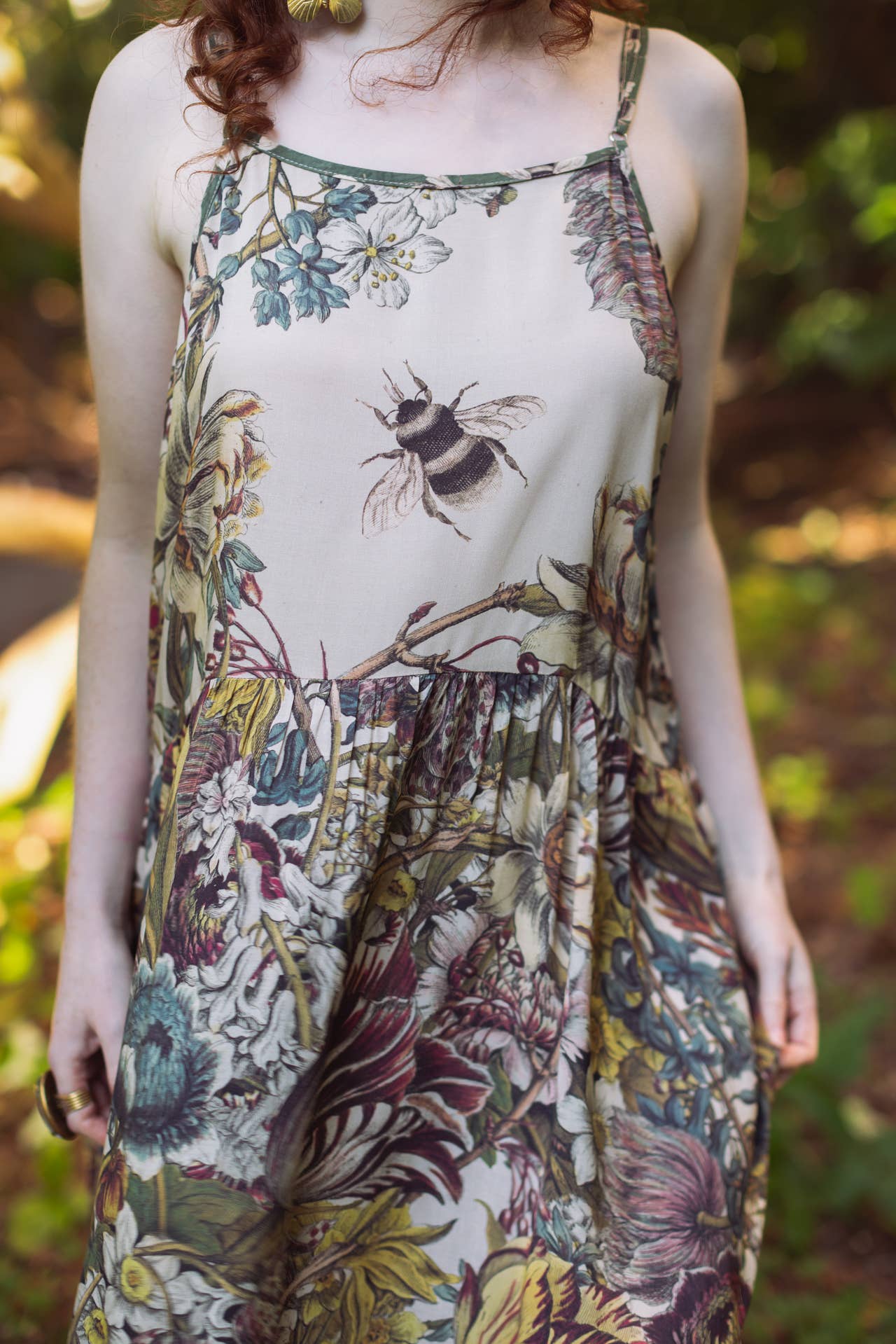 Bohéme Slip Dress - Love Grows Wild with Bees