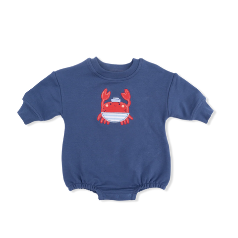 Bubble Sweatshirt - Sailor Sea Creatures Applique