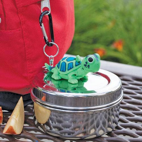 Flashlight - Green Turtle Carabiner